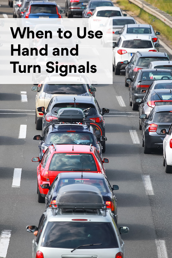 hand turn signals while driving